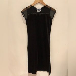 NWOT Girls Black Long Dress